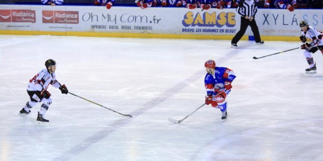 Photo hockey match Lyon - Amiens  le 11/01/2019
