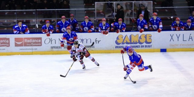 Photo hockey match Lyon - Amiens  le 11/01/2019