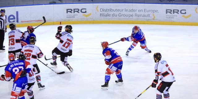 Photo hockey match Lyon - Amiens  le 11/01/2019