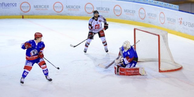 Photo hockey match Lyon - Amiens  le 11/01/2019
