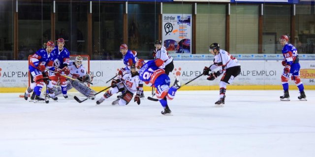 Photo hockey match Lyon - Amiens  le 11/01/2019