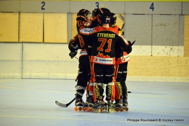 Photo hockey reportage N1 : Les Griffons dans le rythme