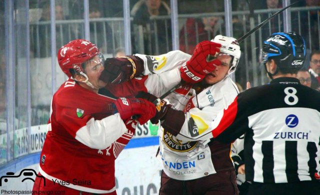 Photo hockey match Lausanne - Genève le 12/01/2019