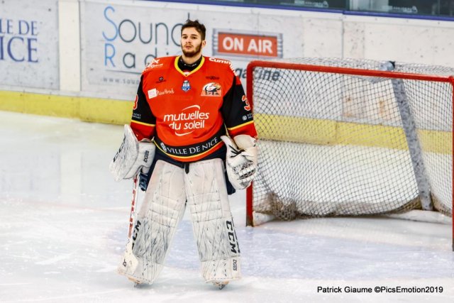 Photo hockey match Nice - Rouen le 11/01/2019