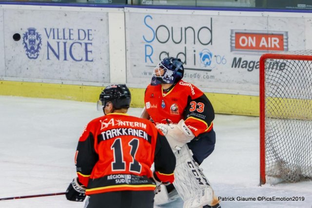 Photo hockey match Nice - Rouen le 11/01/2019