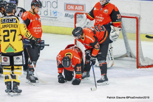 Photo hockey match Nice - Rouen le 11/01/2019