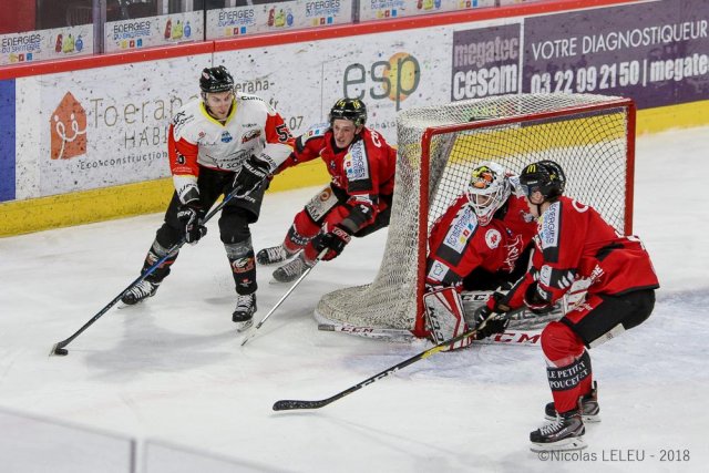 Photo hockey match Amiens  - Nice le 13/01/2019