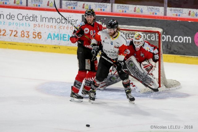 Photo hockey match Amiens  - Nice le 13/01/2019