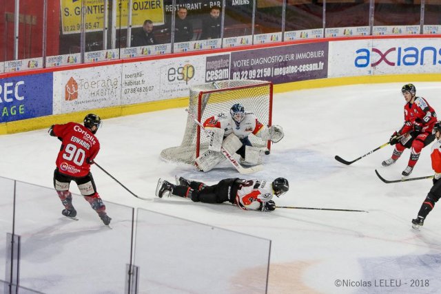 Photo hockey match Amiens  - Nice le 13/01/2019