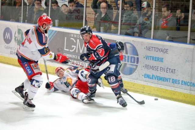 Photo hockey match Angers  - Grenoble  le 15/01/2019