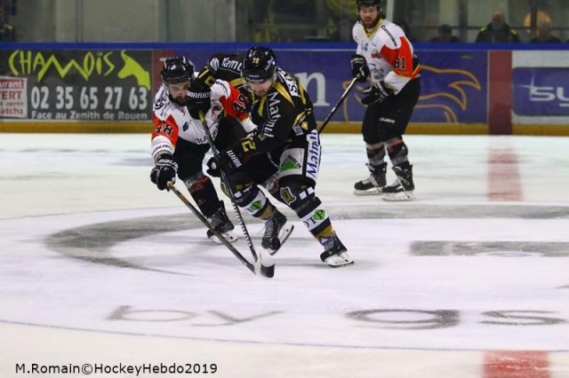 Photo hockey match Rouen - Nice le 15/01/2019