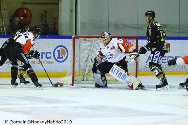 Photo hockey match Rouen - Nice le 15/01/2019