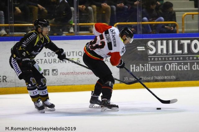 Photo hockey match Rouen - Nice le 15/01/2019