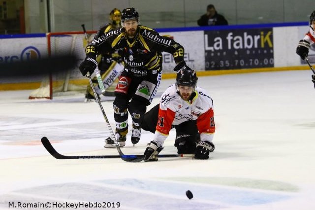 Photo hockey match Rouen - Nice le 15/01/2019