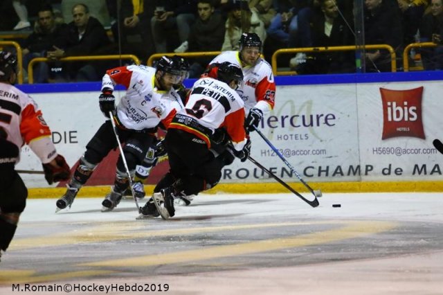 Photo hockey match Rouen - Nice le 15/01/2019