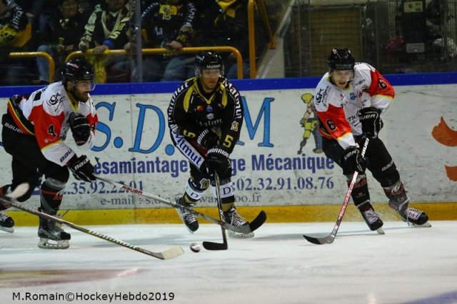 Photo hockey match Rouen - Nice le 15/01/2019