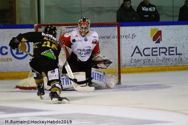 Photo hockey match Rouen - Nice le 15/01/2019
