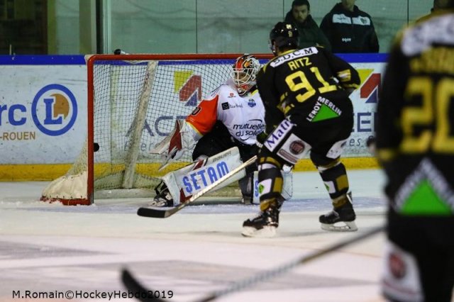 Photo hockey match Rouen - Nice le 15/01/2019
