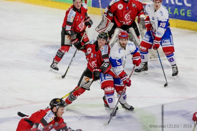 Photo hockey match Amiens  - Lyon le 15/01/2019