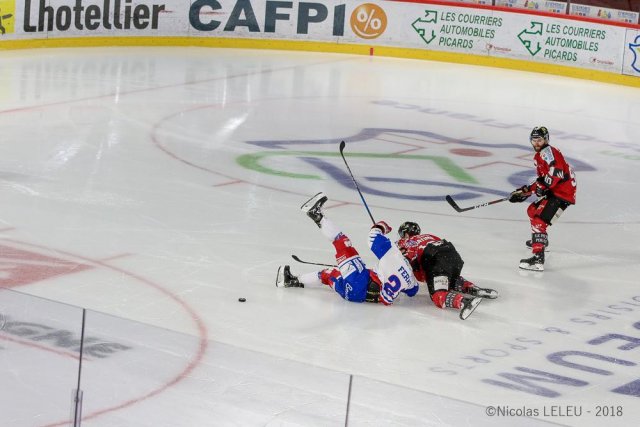 Photo hockey match Amiens  - Lyon le 15/01/2019