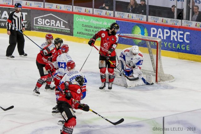 Photo hockey match Amiens  - Lyon le 15/01/2019