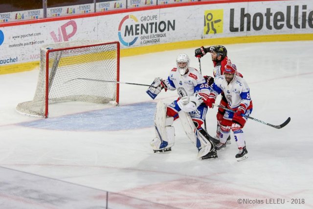 Photo hockey match Amiens  - Lyon le 15/01/2019