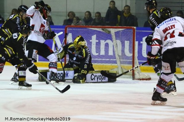 Photo hockey match Rouen - Amiens  le 18/01/2019