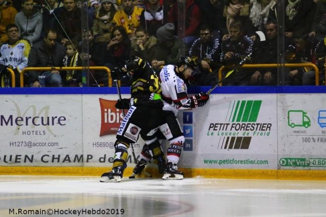 Photo hockey match Rouen - Amiens  le 18/01/2019