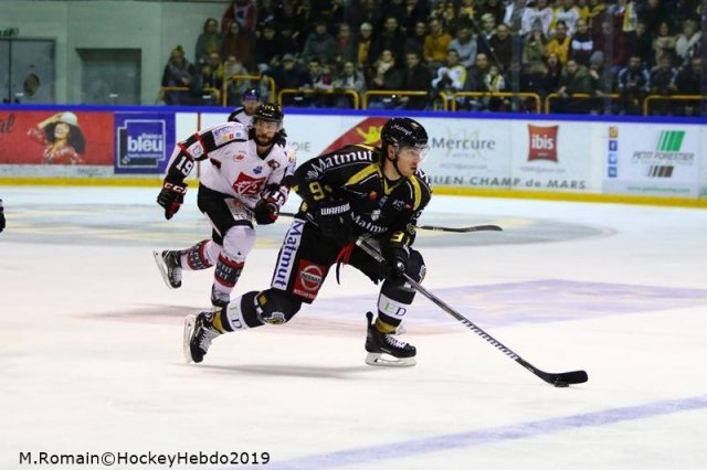 Photo hockey match Rouen - Amiens  le 18/01/2019