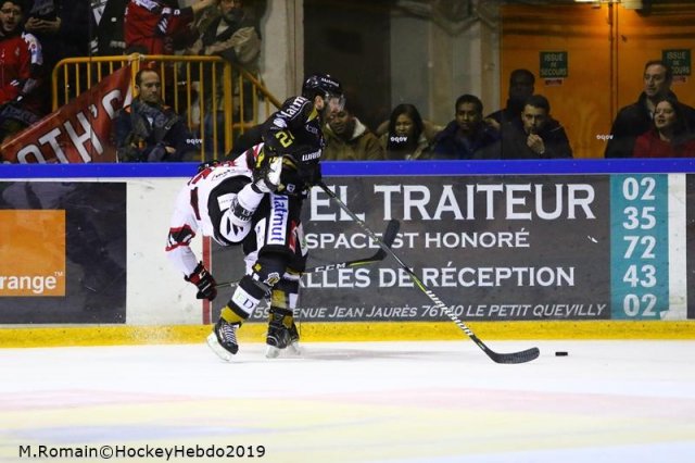 Photo hockey match Rouen - Amiens  le 18/01/2019