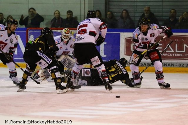 Photo hockey match Rouen - Amiens  le 18/01/2019