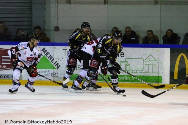 Photo hockey match Rouen - Amiens  le 18/01/2019
