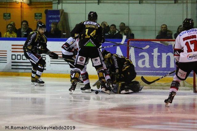 Photo hockey match Rouen - Amiens  le 18/01/2019