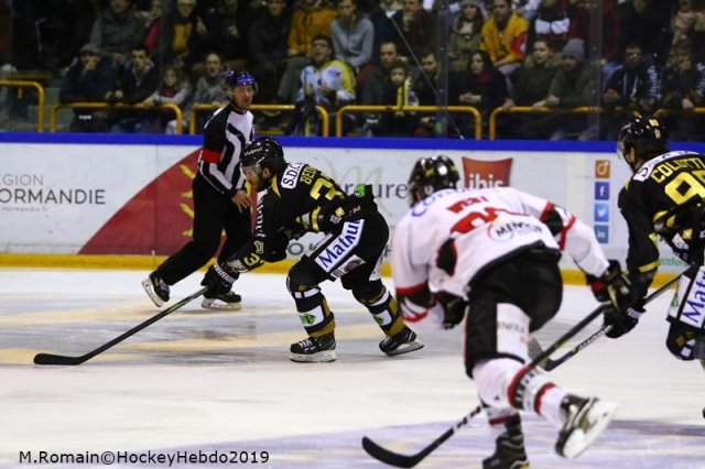 Photo hockey match Rouen - Amiens  le 18/01/2019