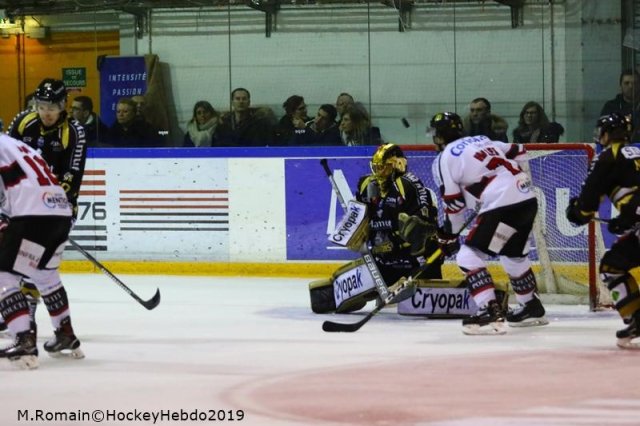 Photo hockey match Rouen - Amiens  le 18/01/2019