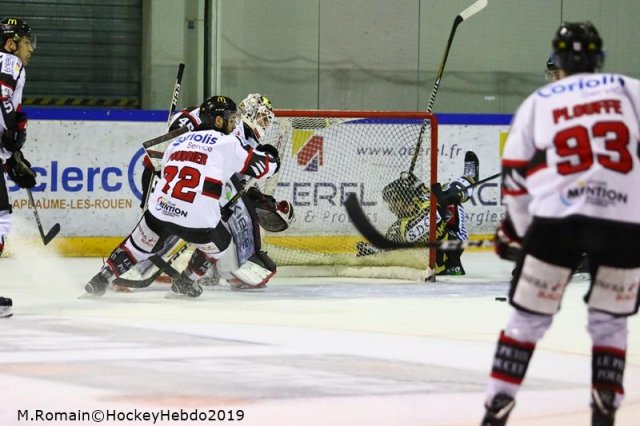 Photo hockey match Rouen - Amiens  le 18/01/2019