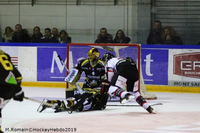 Photo hockey match Rouen - Amiens  le 18/01/2019