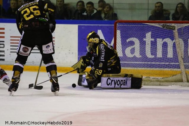 Photo hockey match Rouen - Amiens  le 18/01/2019