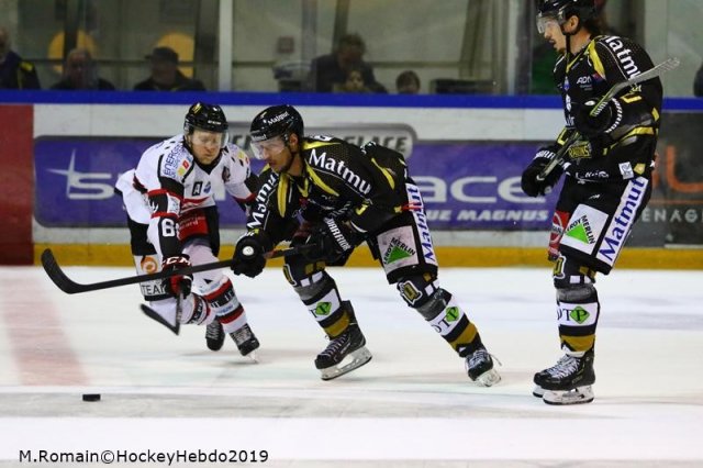 Photo hockey match Rouen - Amiens  le 18/01/2019