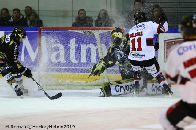 Photo hockey match Rouen - Amiens  le 18/01/2019