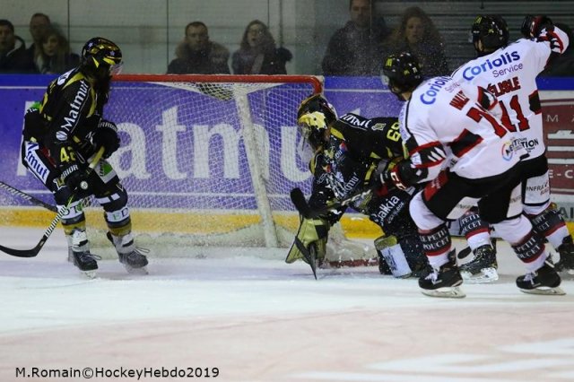 Photo hockey match Rouen - Amiens  le 18/01/2019