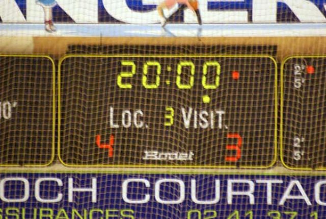 Photo hockey match Angers  - Briançon  le 17/03/2009