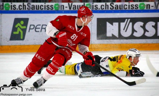 Photo hockey match Lausanne - Bern le 22/01/2019