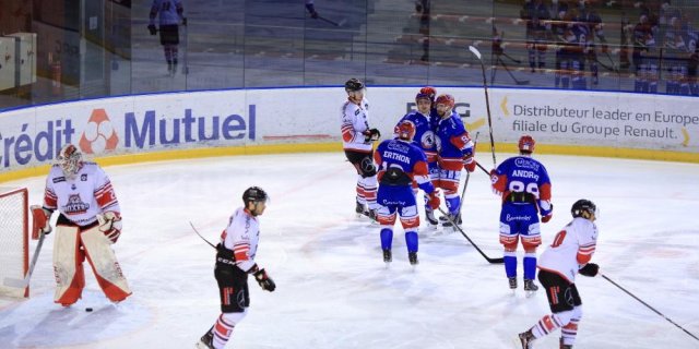 Photo hockey match Lyon - Bordeaux le 22/01/2019