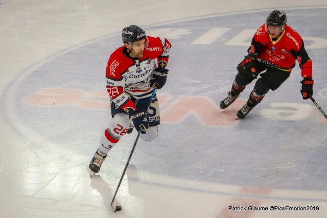 Photo hockey match Nice - Angers  le 22/01/2019