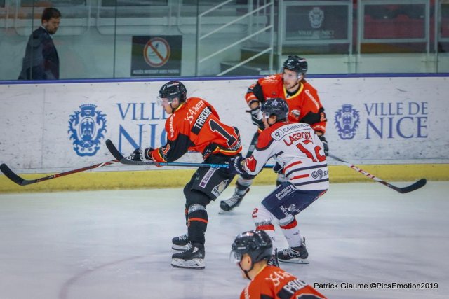 Photo hockey match Nice - Angers  le 22/01/2019