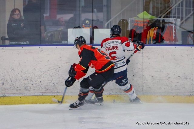 Photo hockey match Nice - Angers  le 22/01/2019