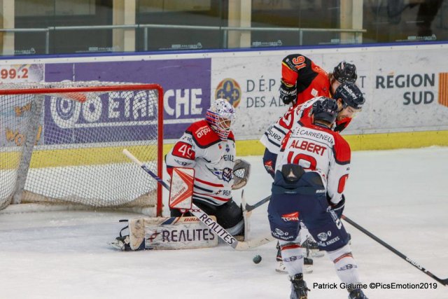Photo hockey match Nice - Angers  le 22/01/2019