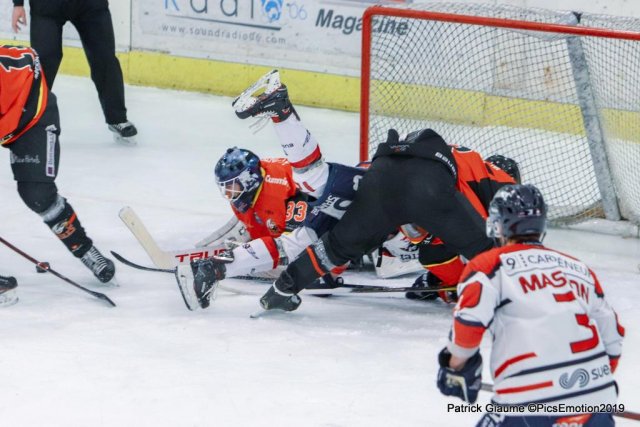Photo hockey match Nice - Angers  le 22/01/2019