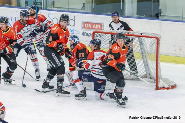 Photo hockey match Nice - Angers  le 22/01/2019